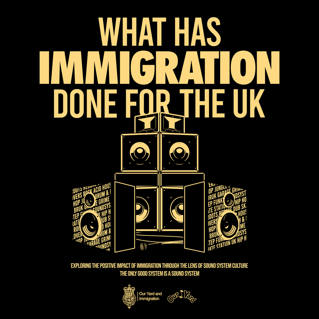 Our Yard - Immigration (Black T-Shirt)