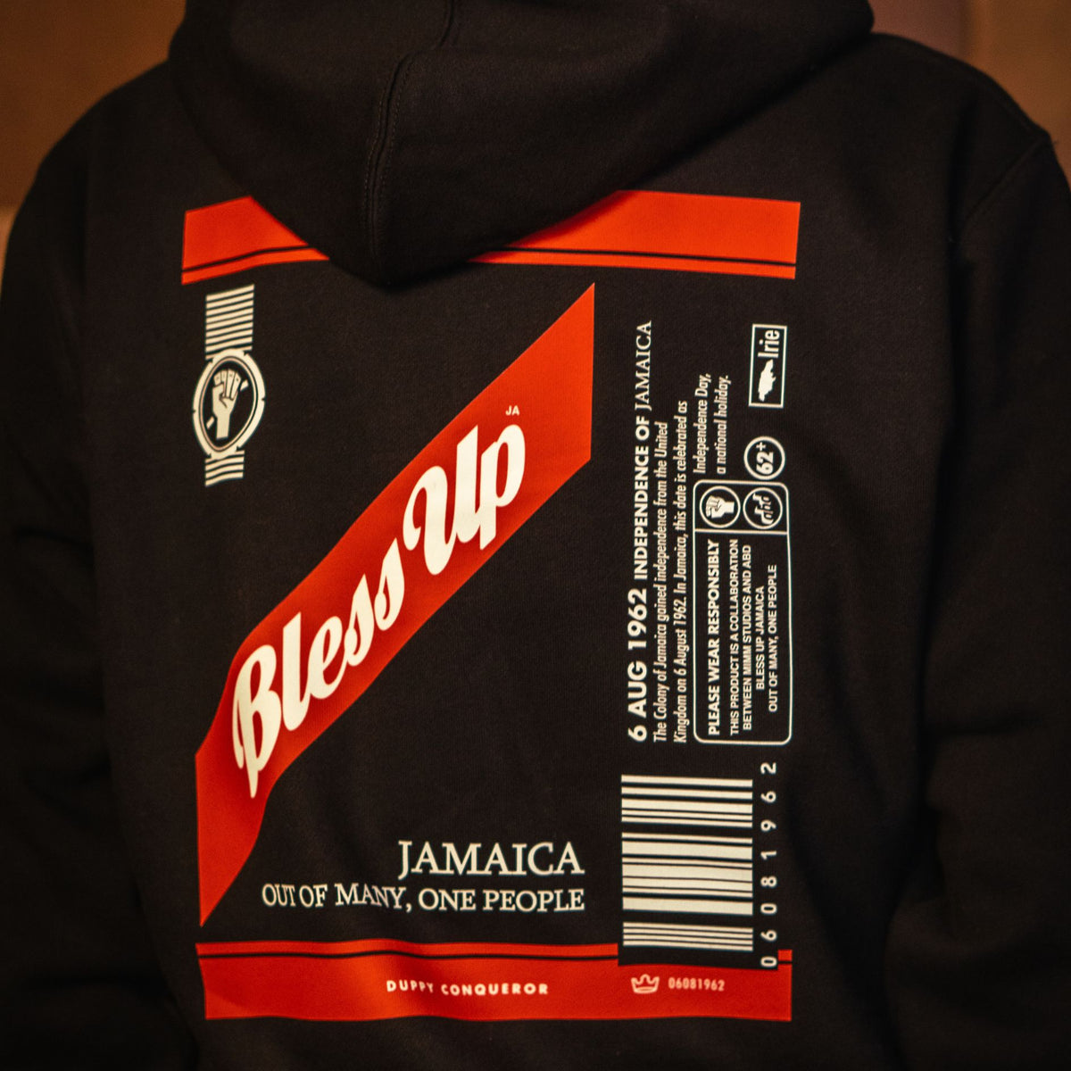 Mimm x ABD - Bless Up (Black Hoodie)