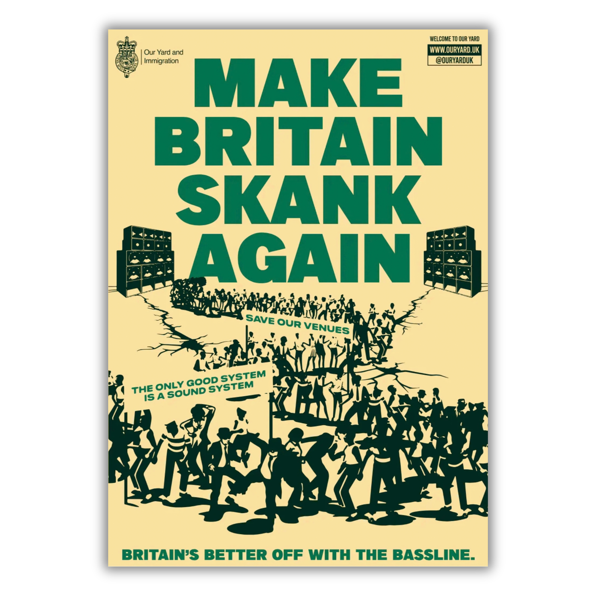 A3 Make Britain Skank Again Poster