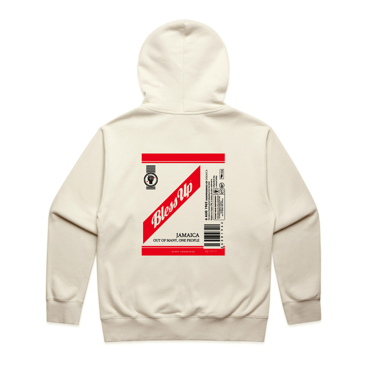 Mimm x ABD - Bless Up (Ecru Hoodie)