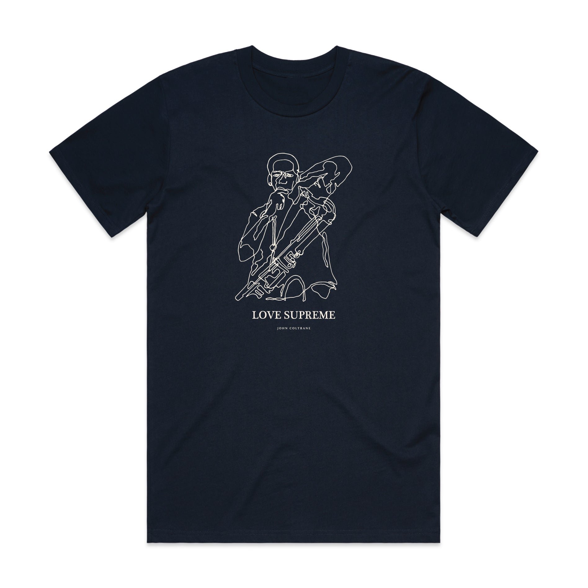 John Coltrane - Love Supreme T-Shirt (Navy)